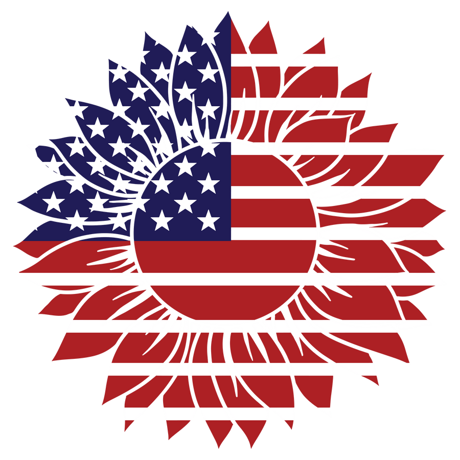4. Juli Amerikanische Flagge Design - DTF Ready To Press