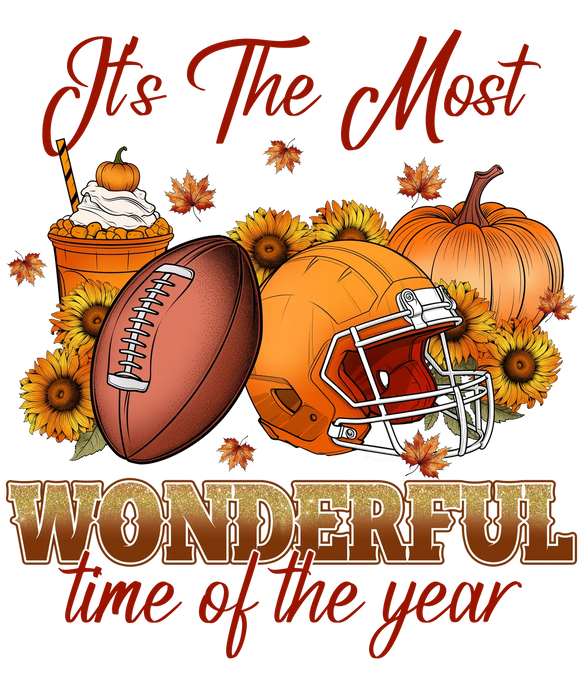 Autumn Sports DTF Transfer Ready to Press