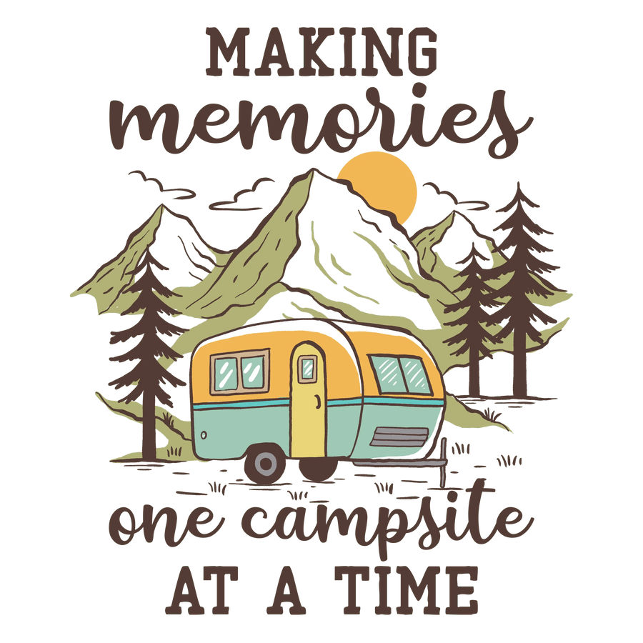 Cool Camping Design - DTF Ready To Press