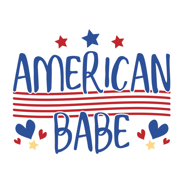 American Babe Design - DTF Ready To Press