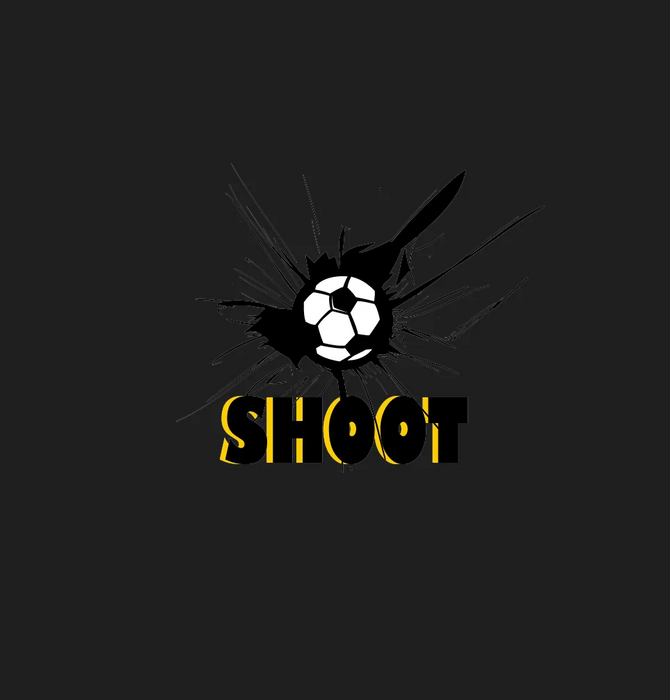 Soccer Shoot DTF Transfer Ready to Press