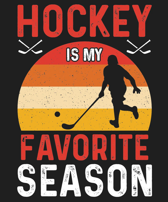 Hockey Favorite Season DTF Transfer Ready to Press