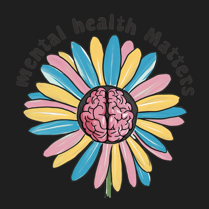 Mental Health Matters DTF Transfer Ready to Press