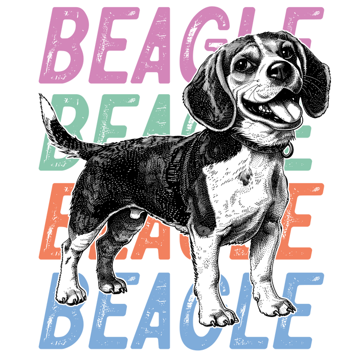 Beagle Design - DTF Ready To Press