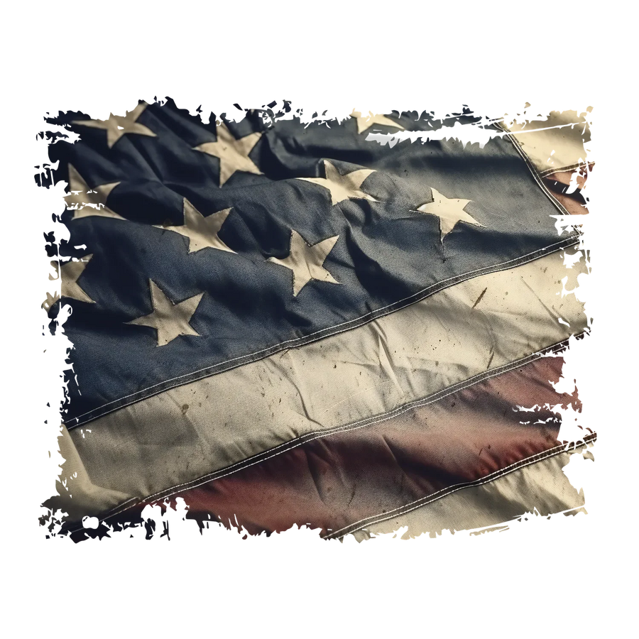 Patriotic Flag DTF Transfer Ready to Press