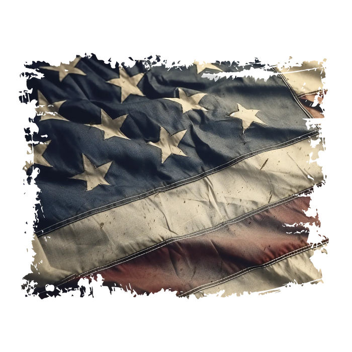 Patriotic Flag DTF Transfer Ready to Press