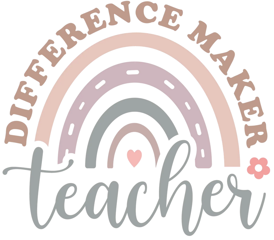 Difference Maker Teacher Day Design - DTF Ready To Press