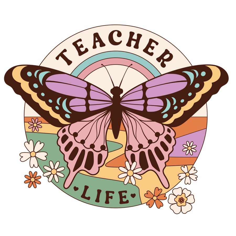 Teacher Life Design - DTF Ready To Press