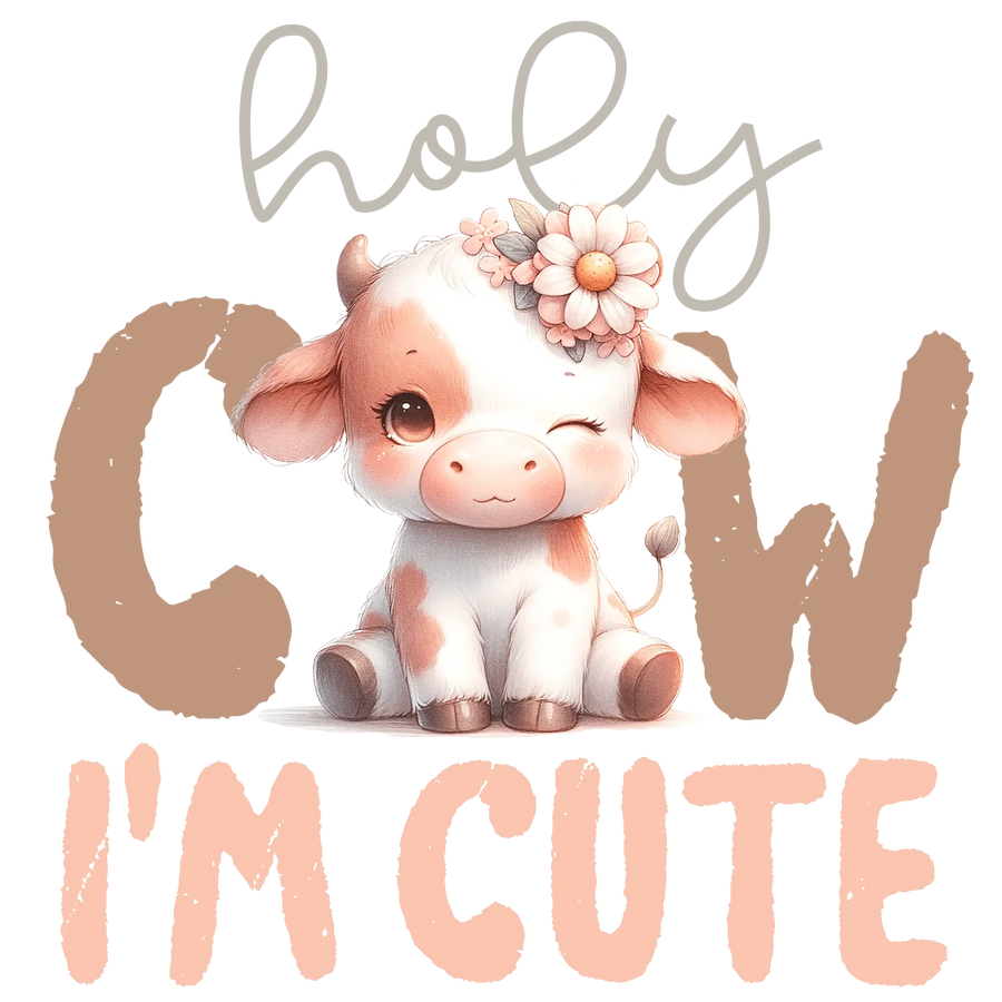 Holy Cow Design - DTF Ready To Press
