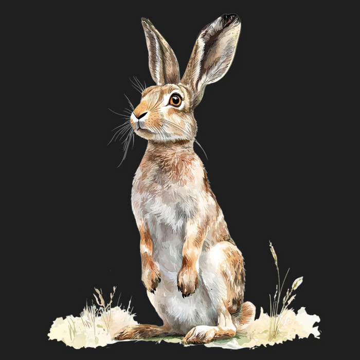 Bunny Illustration DTF Transfer Ready to Press