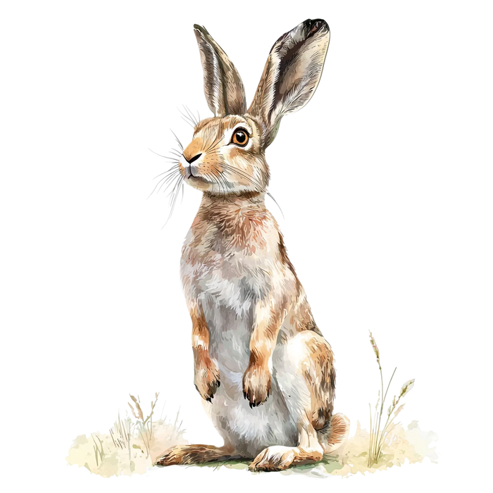 Bunny Illustration DTF Transfer Ready to Press