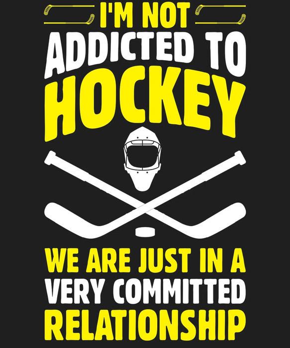 Hockey Love DTF Transfer Ready to Press