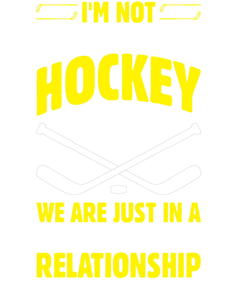 Hockey Love DTF Transfer Ready to Press