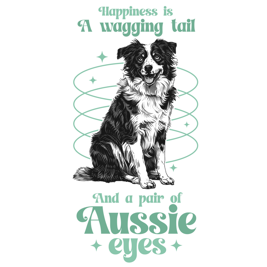 Aussie Dog Design - DTF Ready To Press