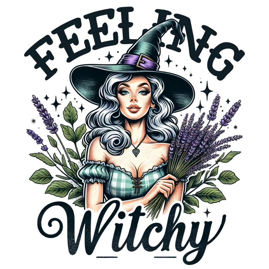 Feeling Witchy DTF Transfer Ready to Press