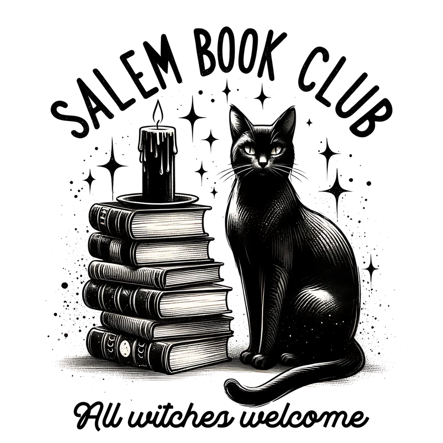 Salem Book Club DTF Transfer Ready to Press