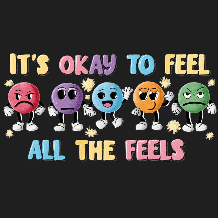 Emotional Wellness DTF Transfer Ready to Press