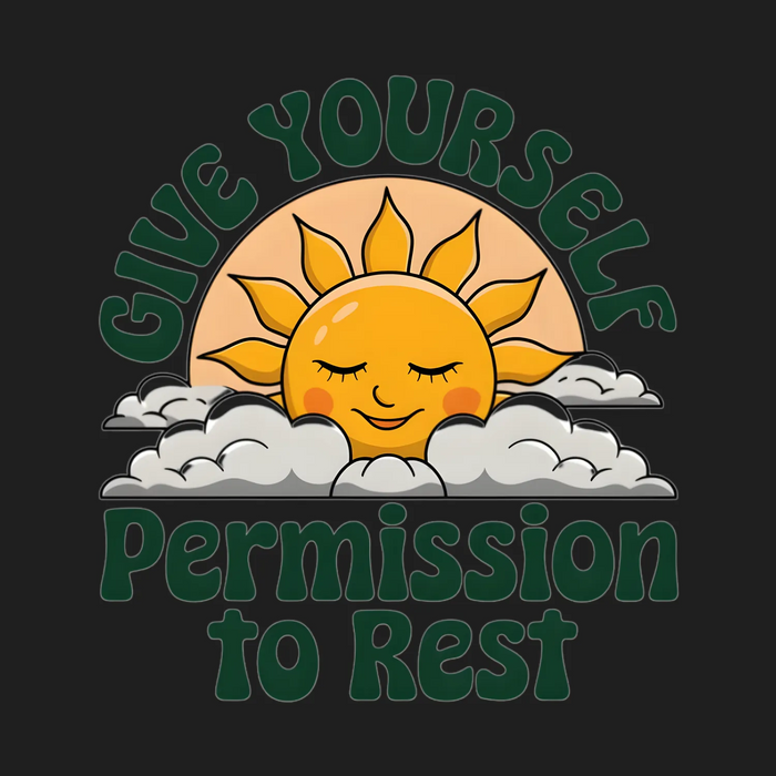 Relaxing Sun DTF Transfer Ready to Press