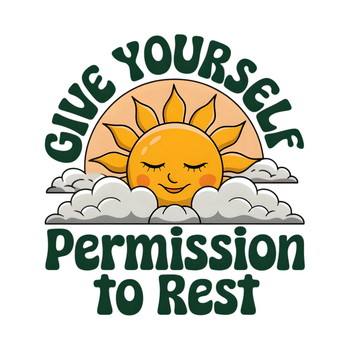 Relaxing Sun DTF Transfer Ready to Press