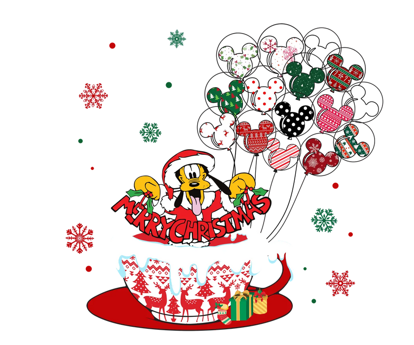 Christmas DTF Transfer Ready to Press Merry Christmas