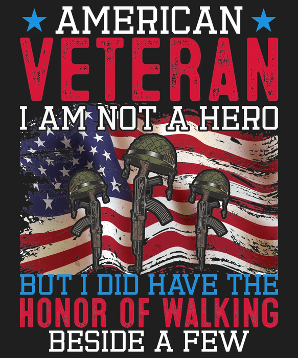 American Veteran DTF Transfer Ready to Press