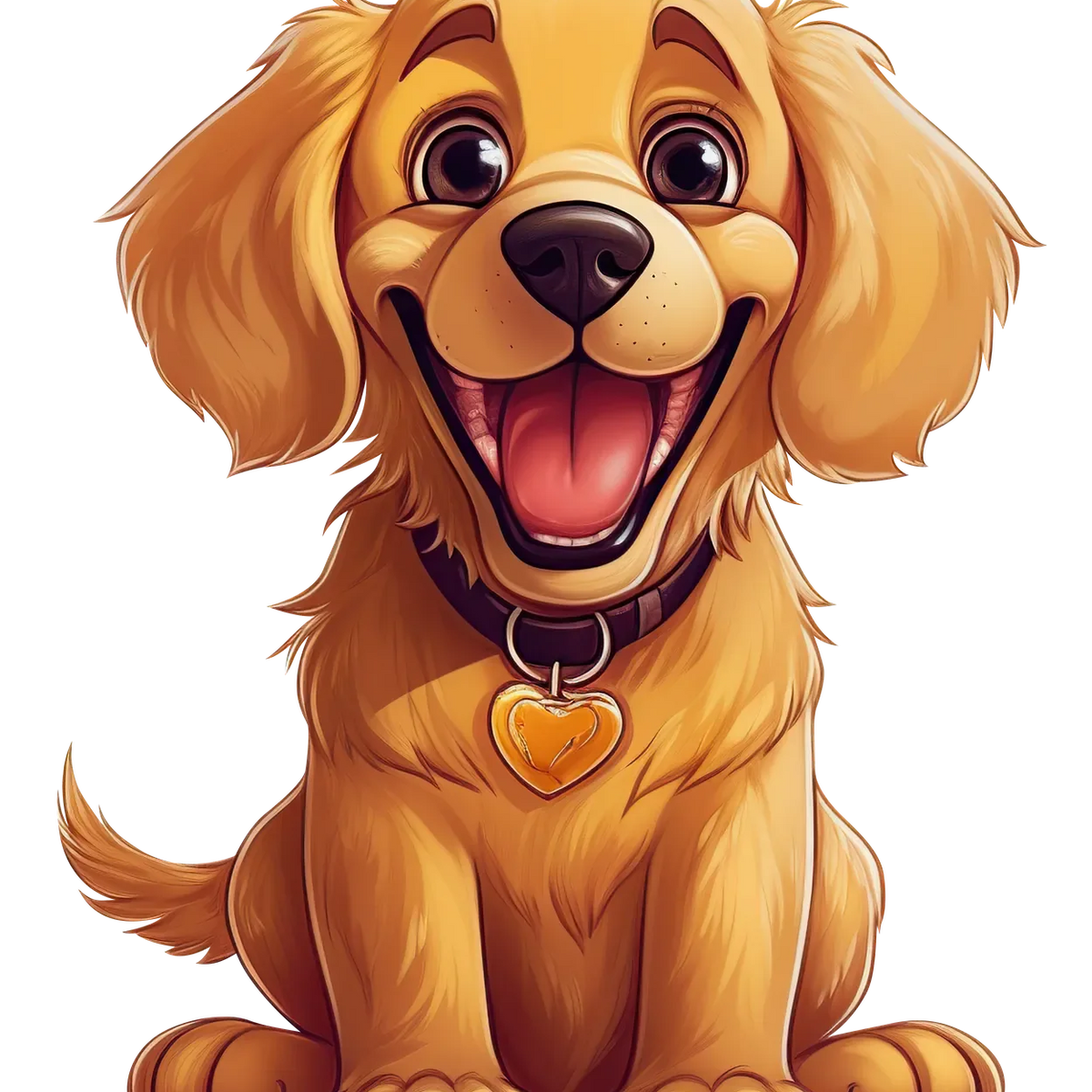 Golden Retriever Puppy DTF Transfer Ready to Press