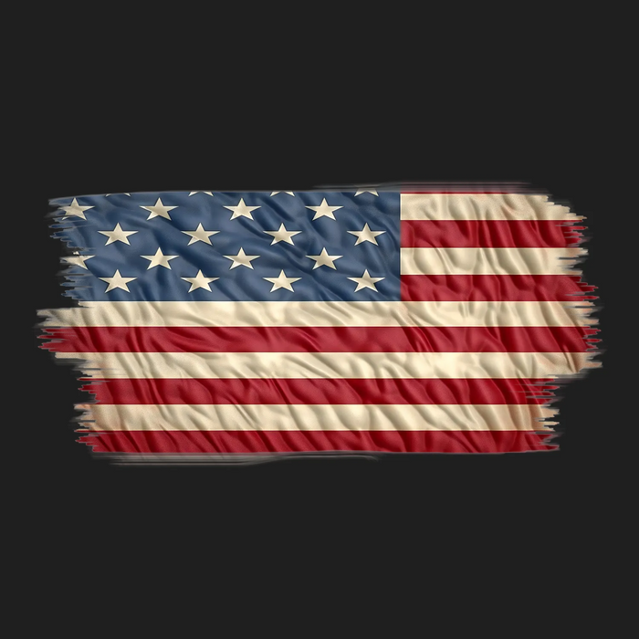 American Flag DTF Transfer Ready to Press