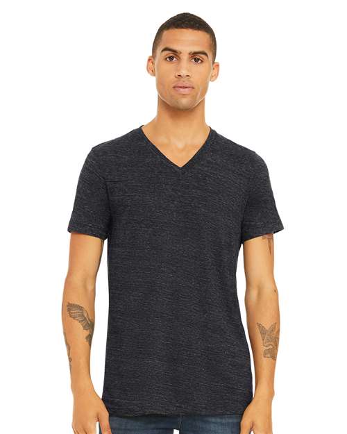 Textured Jersey V-Neck Tee