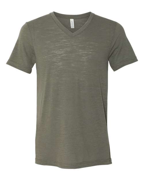 Textured Jersey V-Neck Tee