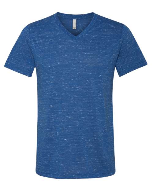 Textured Jersey V-Neck Tee