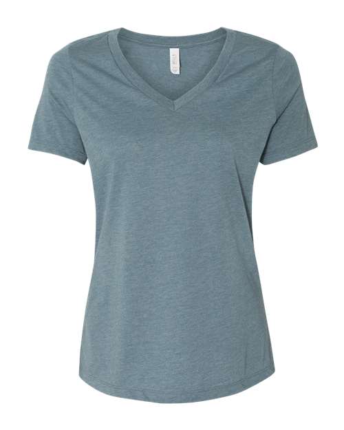 Women's Relaxed Heather CVC V-Neck Tee