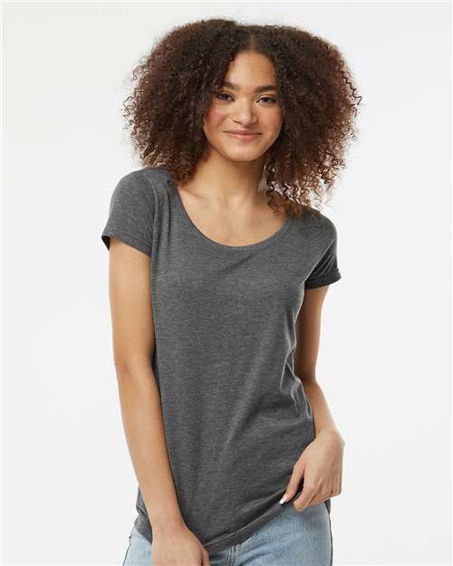 Women's Poly-Rich Scoop Neck T-Shirt