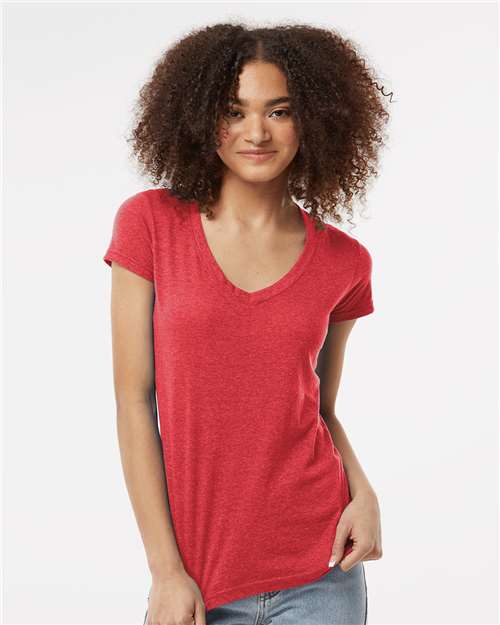 Women's Poly-Rich V-Neck T-Shirt