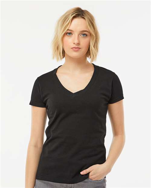 Women's Fine Jersey V-Neck T-Shirt