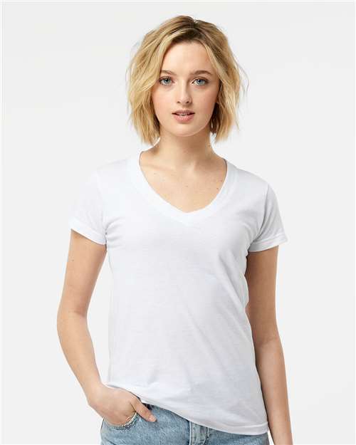 Women's Fine Jersey V-Neck T-Shirt