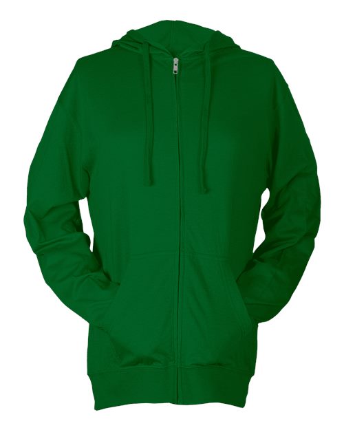 Beach Full-Zip Hooded Long Sleeve T-Shirt