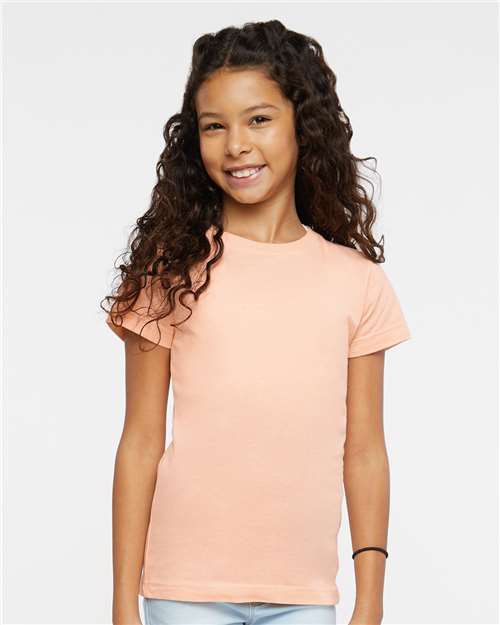 LAT - Girls' Fine Jersey Tee - S - 2616