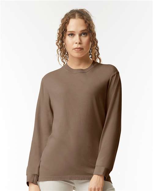 Garment-Dyed Heavyweight Long Sleeve T-Shirt