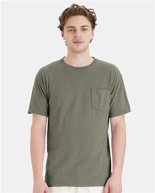 Garment-Dyed Pocket T-Shirt