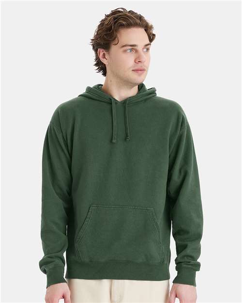 Garment-Dyed Unisex Hooded Sweatshirt