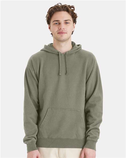 Garment-Dyed Unisex Hooded Sweatshirt