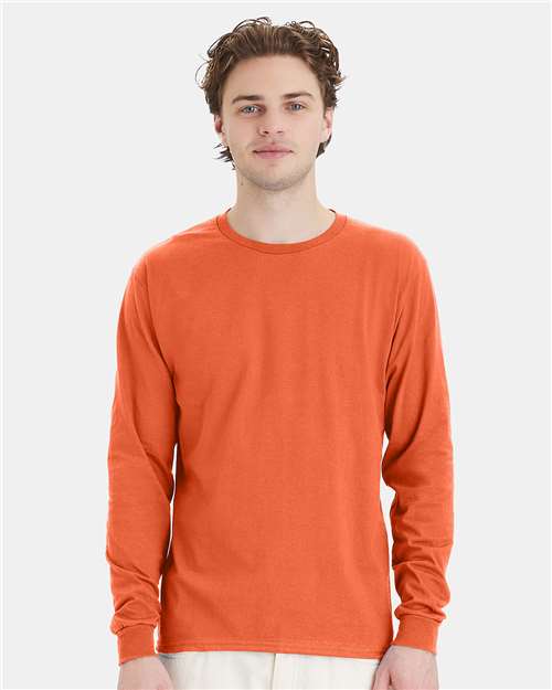 Hanes - Essential-T Long Sleeve T-Shirt - M - 5286