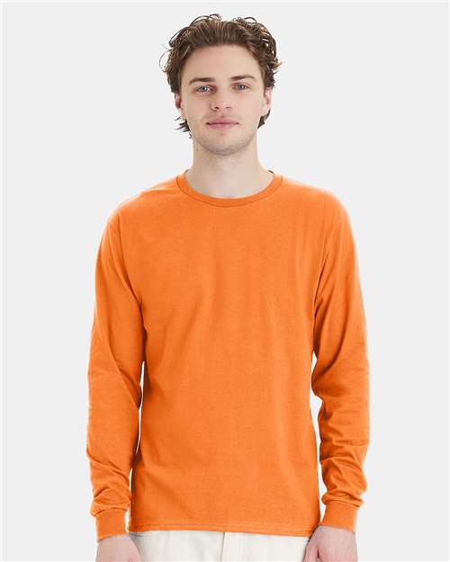 Hanes - Essential-T Long Sleeve T-Shirt - M - 5286