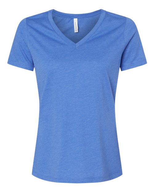 Women's Relaxed Heather CVC V-Neck Tee