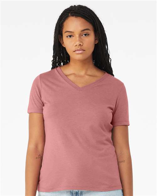 Women's Relaxed Triblend Short Sleeve V-Neck Tee