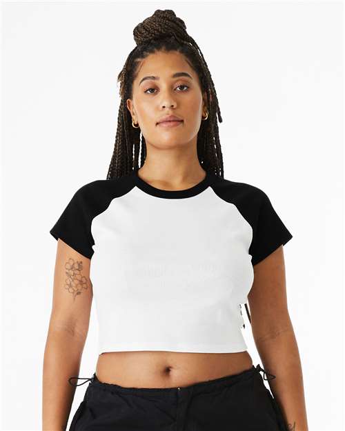 Women's Micro Rib Raglan Baby Tee