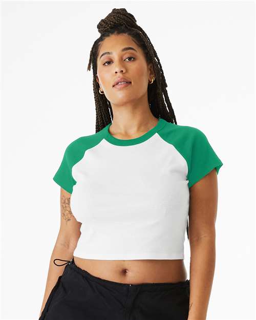 Women's Micro Rib Raglan Baby Tee