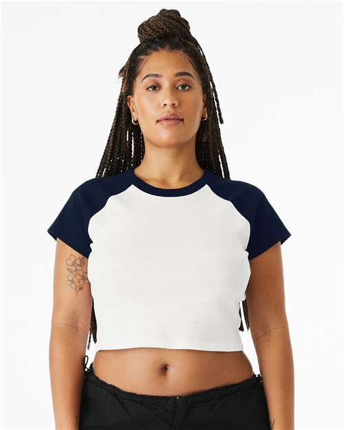 Women's Micro Rib Raglan Baby Tee