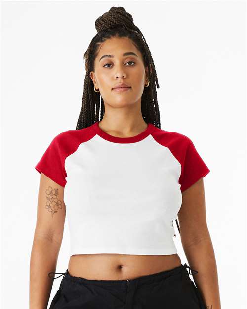 Women's Micro Rib Raglan Baby Tee