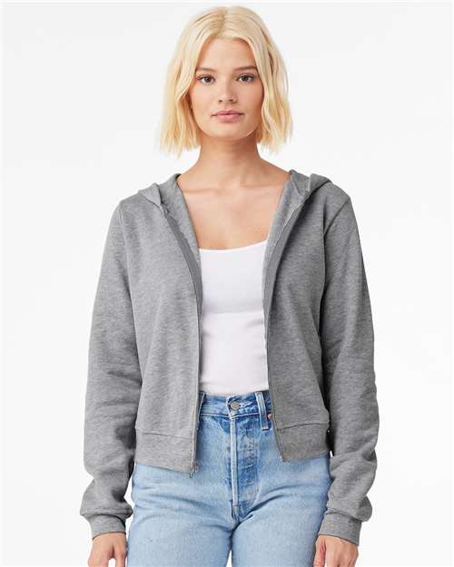 FWD Fashion Women's Sponge Fleece Full-Zip Hoodie